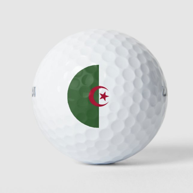 Algerische Flagge Golfball (Vorderseite)