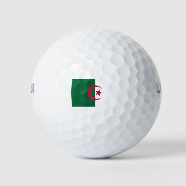 algerische Flagge Golfball (Vorderseite)