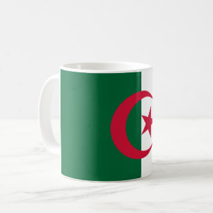 algerische Flagge Kaffeetasse