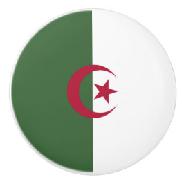 Algerische Flagge Keramikknauf