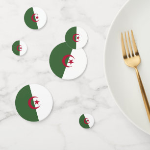 Algerische Flagge Konfetti