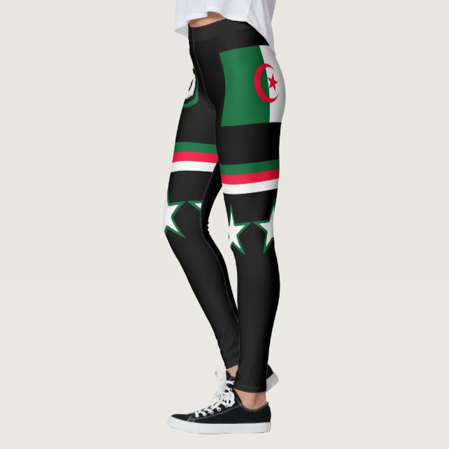 algerische Flagge Leggings (Links)