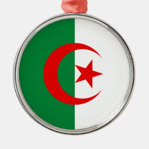 algerische Flagge Ornament Aus Metall