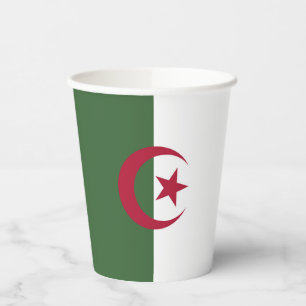 Algerische Flagge Pappbecher