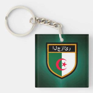 algerische Flagge Schlüsselanhänger