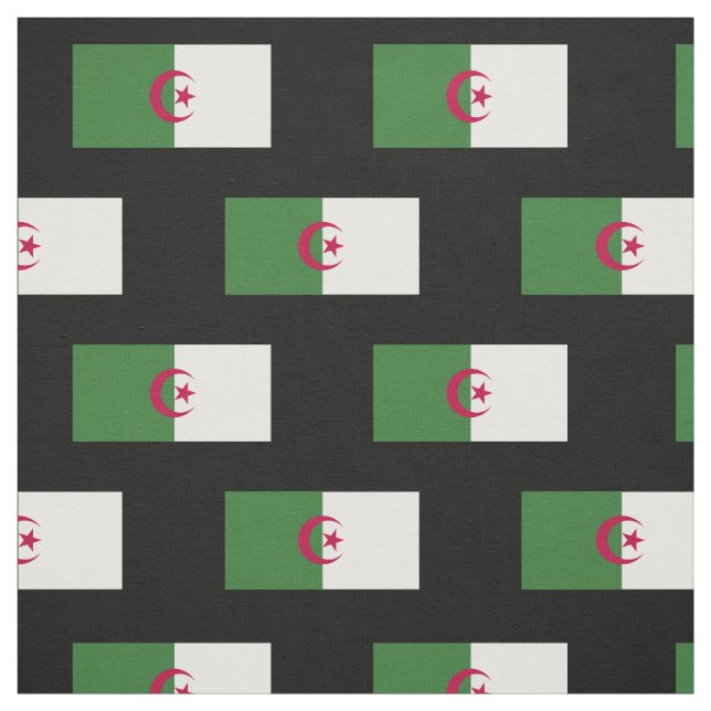 Algerische Flagge Stoff (Muster)