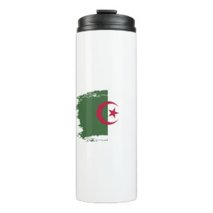Algerische Flagge Thermosbecher