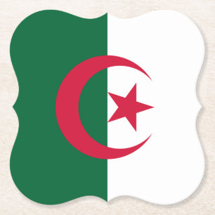 Algerische Flagge Untersetzer
