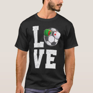 Algerische Fußball-Liebe - algerische Fahne T-Shirt