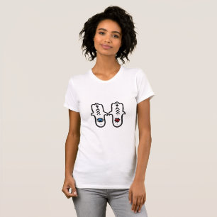 Algerischer Amazigh Hamsa mit dem bösen Auge T-Shirt
