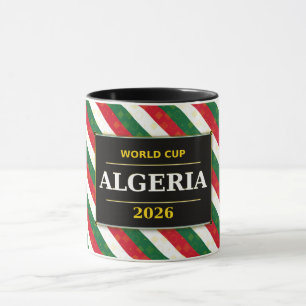 Algerischer Fußballfan 2026 mit atemberaubenden Mu Tasse