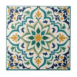 Algerisches Andalusisches Mosaik Luxus Geometrisch Fliese