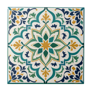 Algerisches Andalusisches Mosaik Luxus Geometrisch Fliese