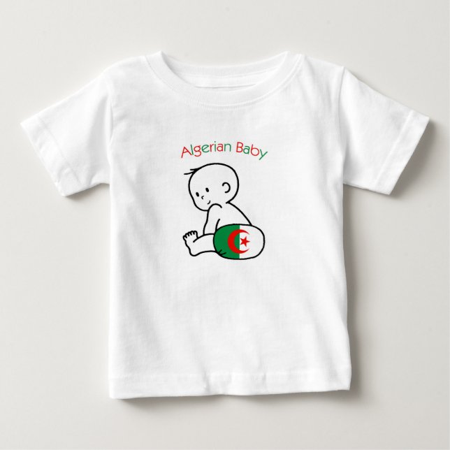 Algerisches Baby T-shirt (Vorderseite)