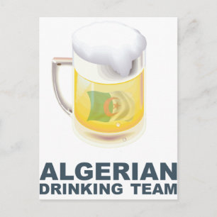 Algerisches Trinkteam Postkarte