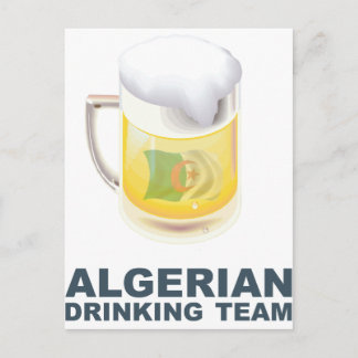 Algerisches Trinkteam Postkarte