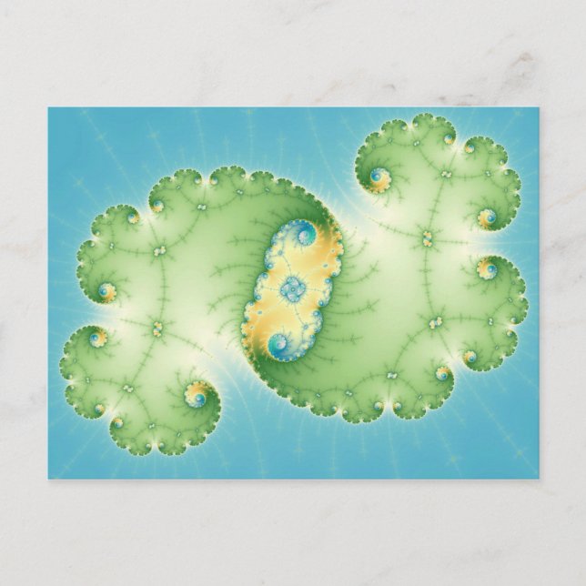 Alges - Fraktal Postkarte (Vorderseite)