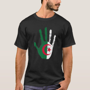 Algianische Flagge Vintag T-Shirt