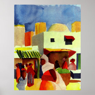 Algier-Markt Poster