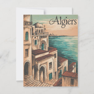 Algier Vintage Postkarte