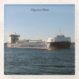 Algoma Bear Glas coaster Glasuntersetzer
