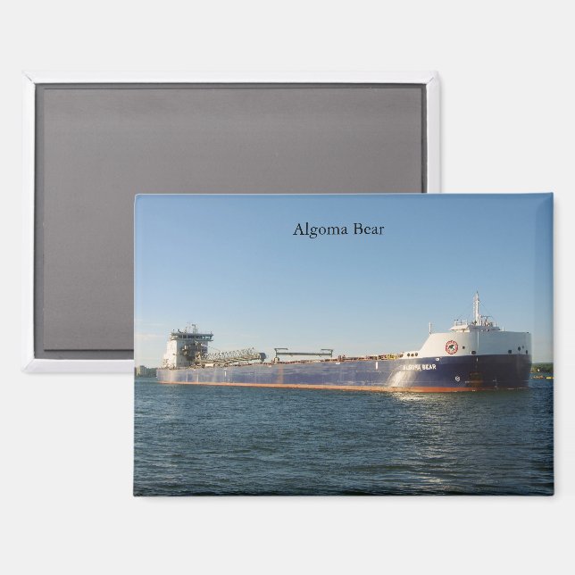 Algoma Bear Magnet (Vorderseite/Rückseite)