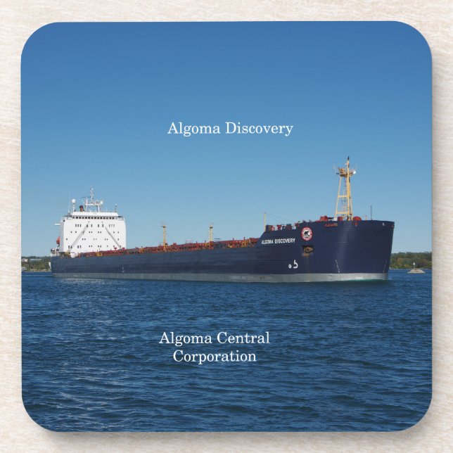 Algoma Discovery Set von 6 harten Kunststoff-Unter Getränkeuntersetzer (Vorderseite)