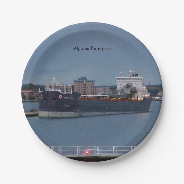 Algoma Enterprise-Papierteller Pappteller (Vorderseite)