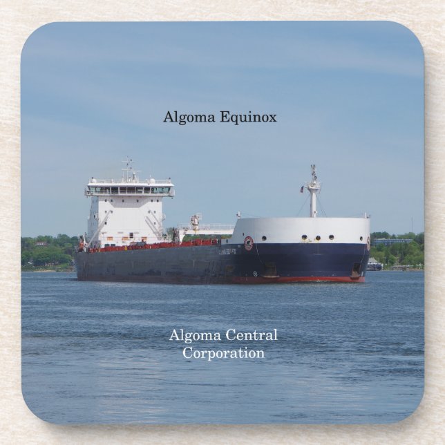 Algoma Equinox Set von 6 harten plastischen Unters Getränkeuntersetzer (Vorderseite)