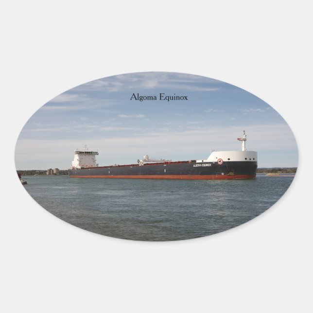Algoma Equniox-Aufkleber Ovaler Aufkleber (Vorderseite)