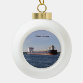 Algoma Innovator Ball oder Schneeflocke Keramik Kugel-Ornament