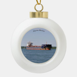 Algoma Mariner Ball oder Schneeflocke Keramik Kugel-Ornament