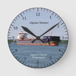 Algoma Mariner clock Runde Wanduhr