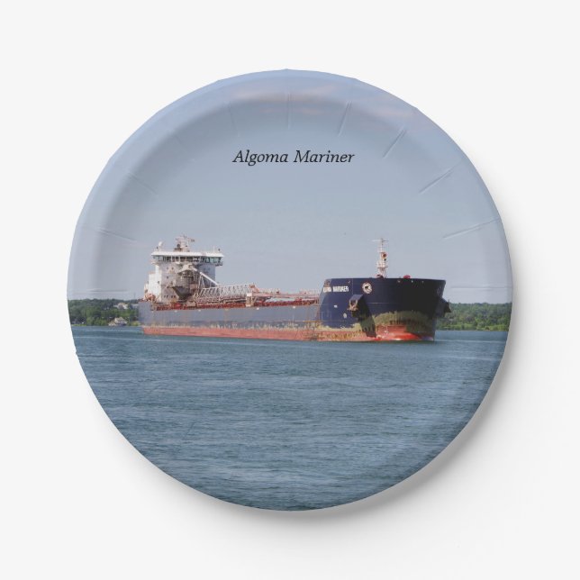 Algoma Mariner Papierplatte Pappteller (Vorderseite)