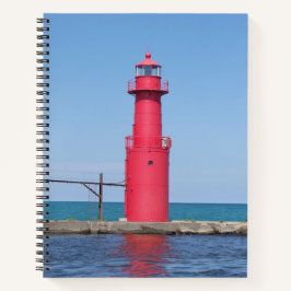Algoma Pierhead Light Notebook Notizbuch