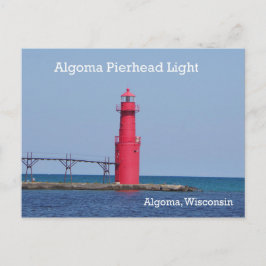Algoma Pierhead Light Post Card Postkarte