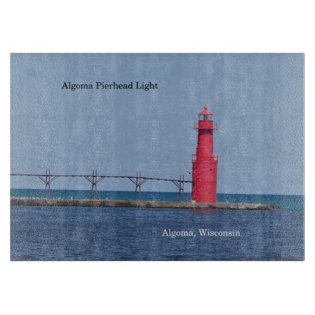Algoma Pierhead Light-Schnittplatine Schneidebrett (Vorderseite)