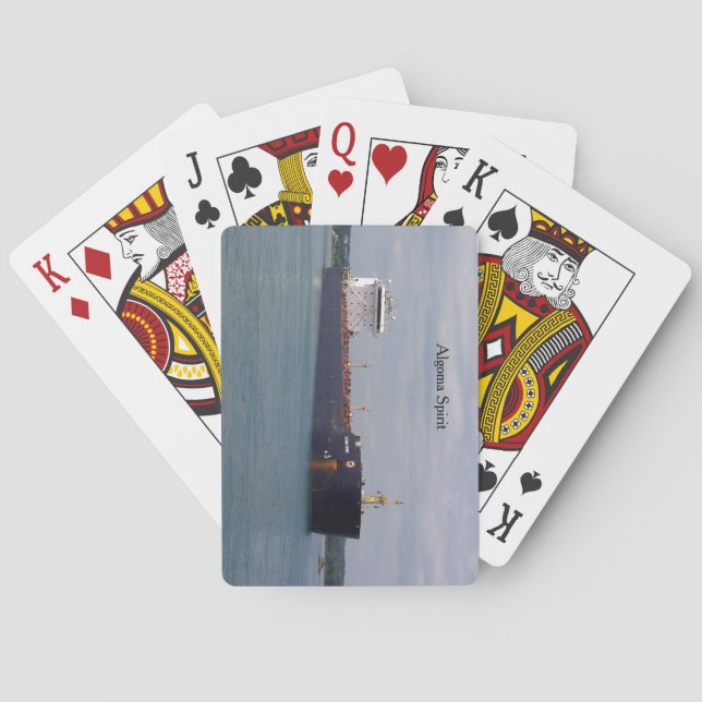 Algoma Spirit spielt Karten Spielkarten (Rückseite)