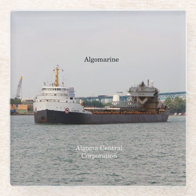 Algomarine-Untersetzer Glasuntersetzer (Vorderseite)