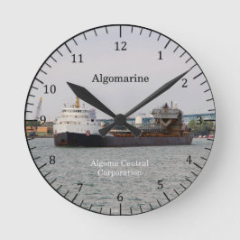 Algomarinuhr Runde Wanduhr