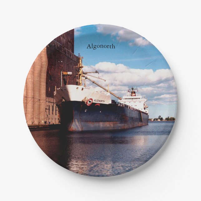 Algonortenpapier Pappteller (Vorderseite)