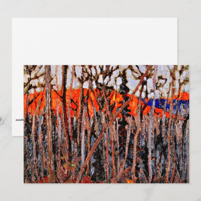 Algonquin Park, Gemälde von Tom Thomson Karte (Vorne/Hinten)