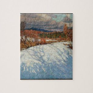 Algonquin Park Landschaftsbild Malerei von Tom Tho Puzzle