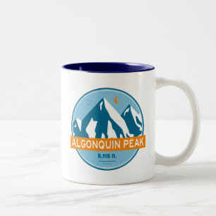 Algonquin Peak Stars Moon Zweifarbige Tasse