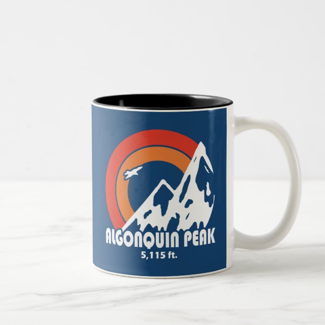 Algonquin Peak Sun Eagle Zweifarbige Tasse (Rechts)