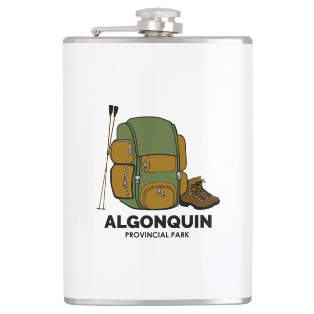 Algonquin Provincial Park Backpack Flachmann (Vorderseite)