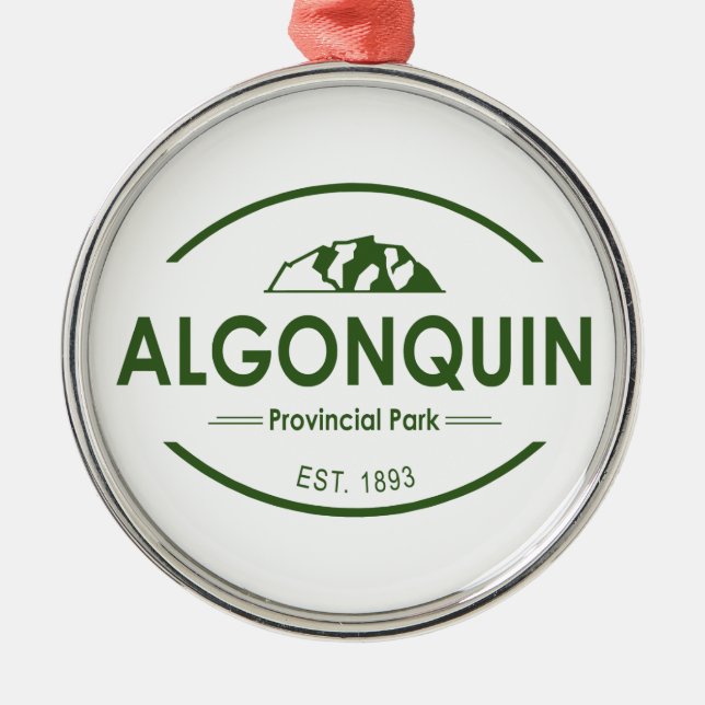 Algonquin Provincial Park Ornament Aus Metall (Vorne)