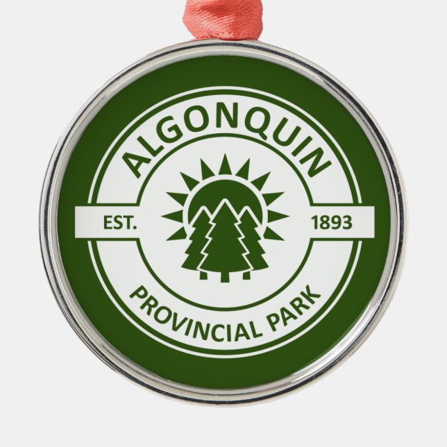 Algonquin Provincial Park Ornament Aus Metall (Vorne)
