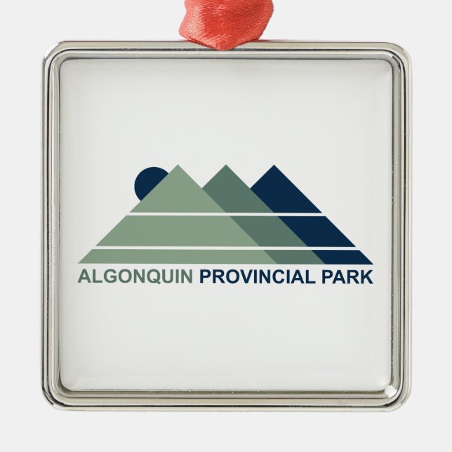 Algonquin Provincial Park Ornament Aus Metall (Vorne)
