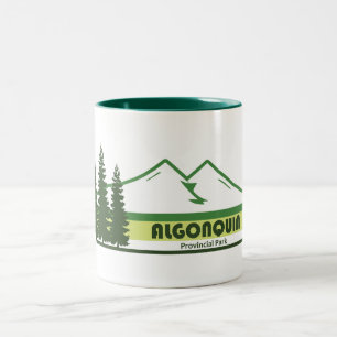 Algonquin Provinzpark Grüne Streifen Zweifarbige Tasse